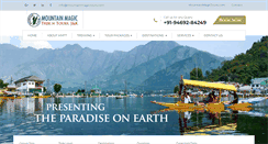Desktop Screenshot of mountainmagictours.com